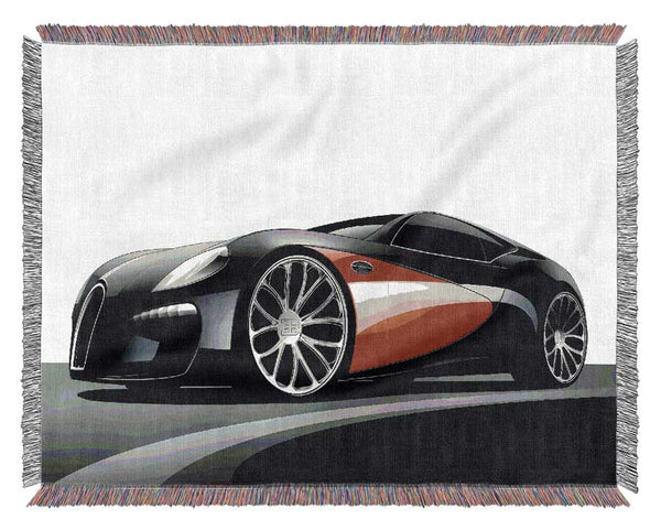 Bugatti Veyron Mean Machine Woven Blanket