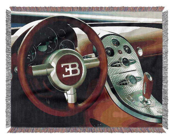 Bugatti Veyron Interior Woven Blanket