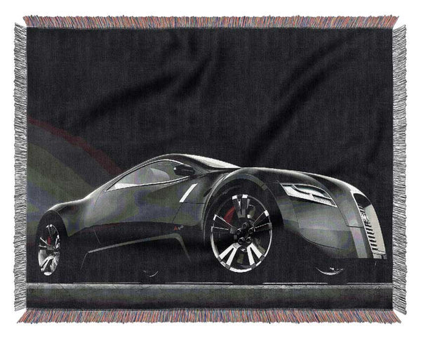 Bugatti Concept Black Woven Blanket