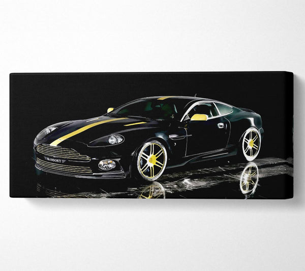 Aston Martin DB9 Schwarz und Gelb