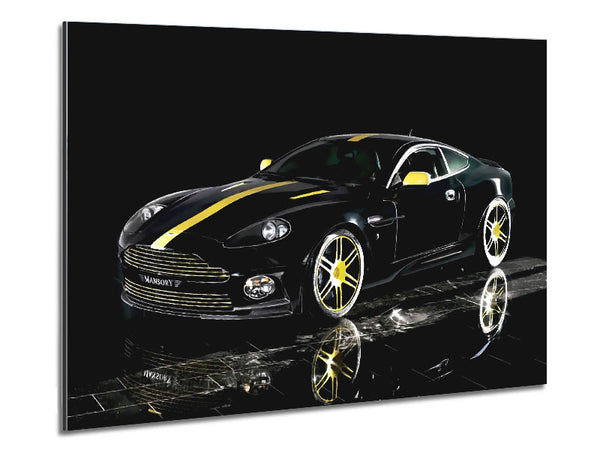 Aston Martin DB9 Schwarz und Gelb