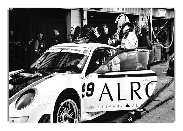 Arton Senna Getting Ready To Race