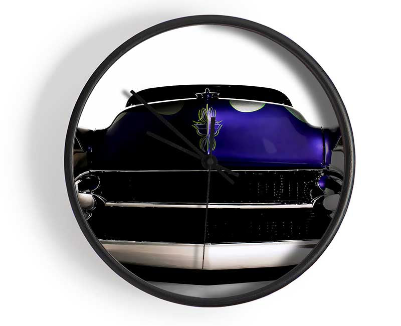 American Muscle Car Purple Clock - Wallart-Direct UK