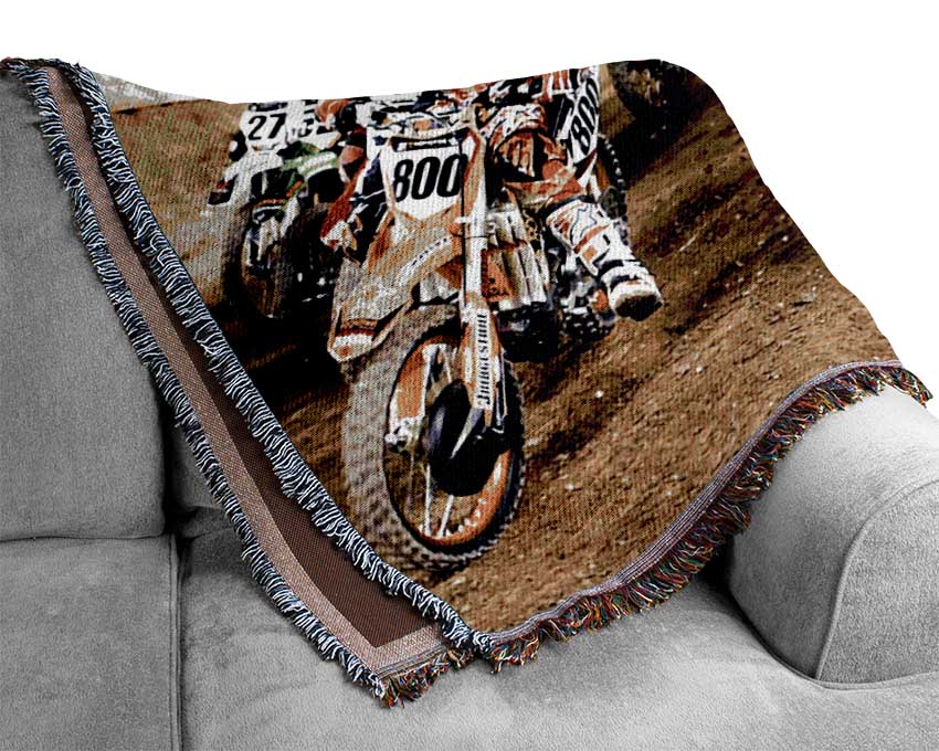 Ama Motorcross Woven Blanket
