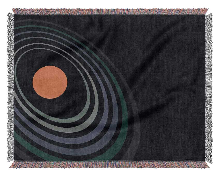 Planet Rings Woven Blanket