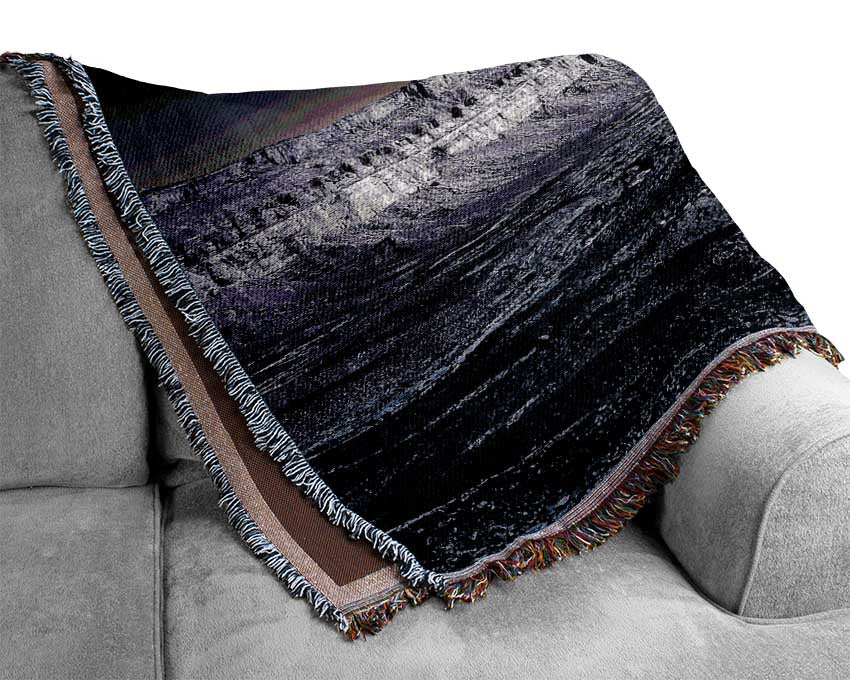 Planes On Sky Fantasy Woven Blanket