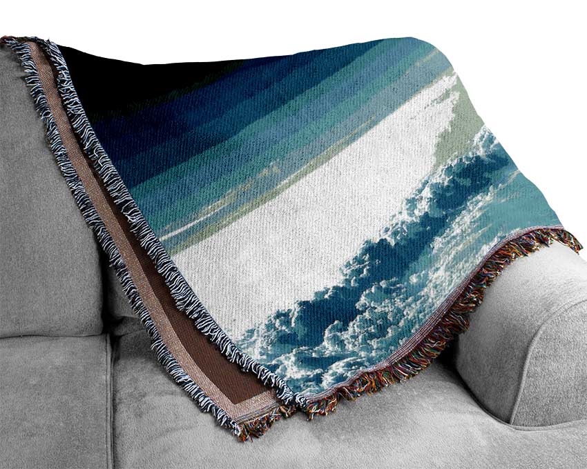 Beautiful Space View Woven Blanket