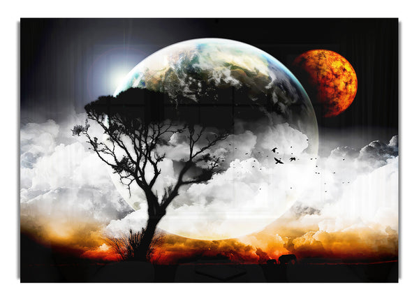 Die Erde von einem anderen Planeten