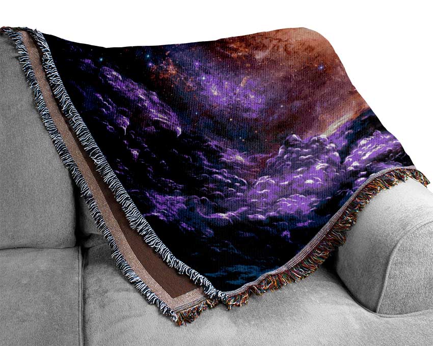 The Creation Of Time Woven Blanket