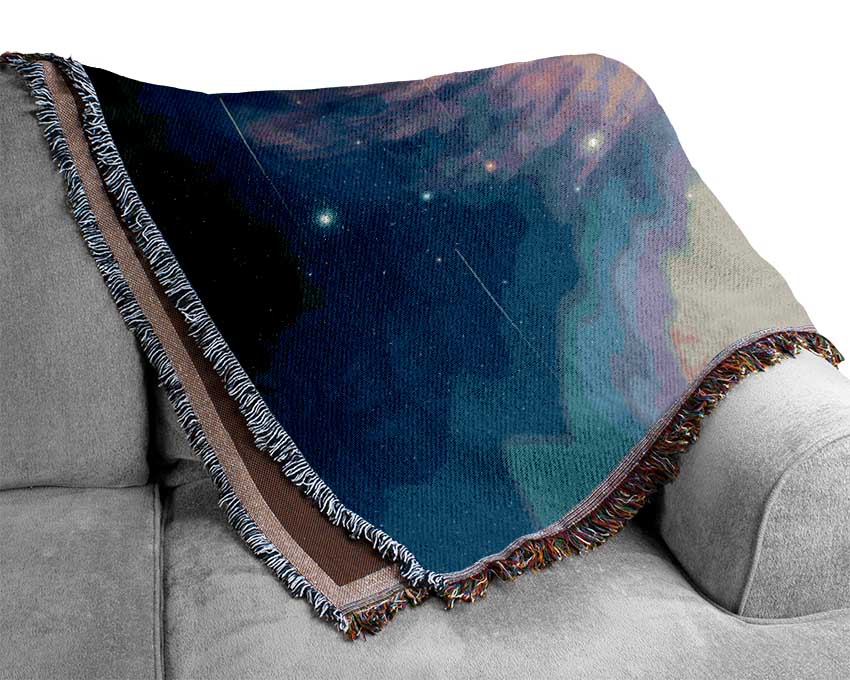 The Solar System Woven Blanket