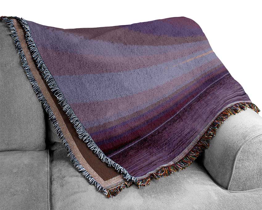 Lavender Moon Woven Blanket