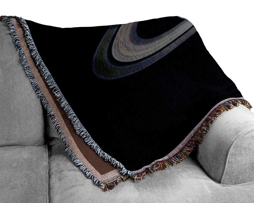 Jupiter From Earth Woven Blanket