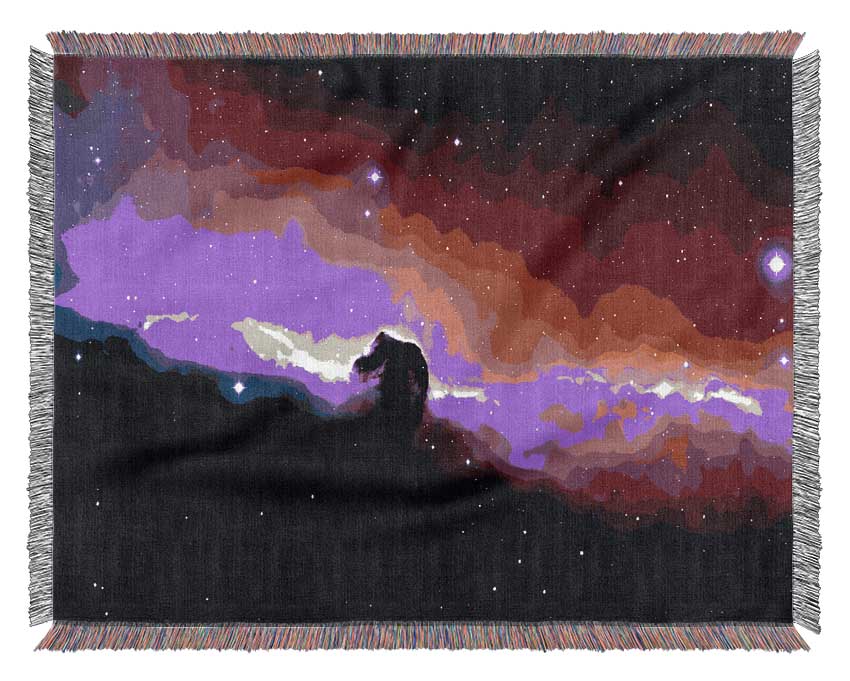 The Stunning Horsehead Nebula Woven Blanket