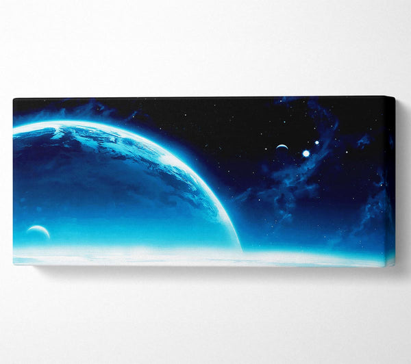 Blauer Planet Horizont