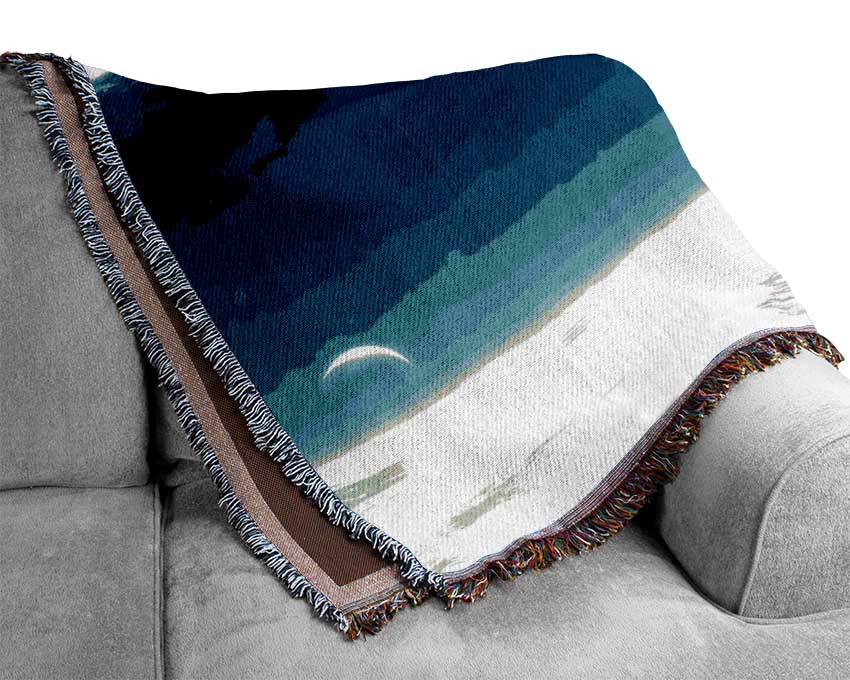 Blue Planet Horizon Woven Blanket