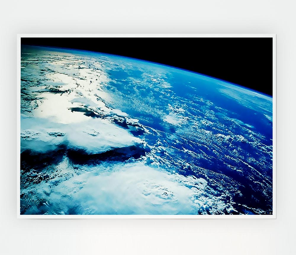 The Earth From Above Print Poster Wall Art