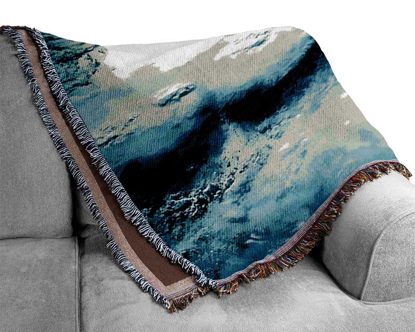 The Earth From Above Woven Blanket