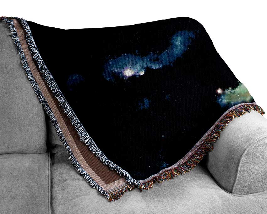 Planet Constellation Woven Blanket