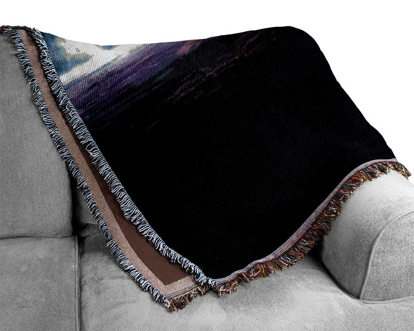 Asteroids Eclipse Woven Blanket