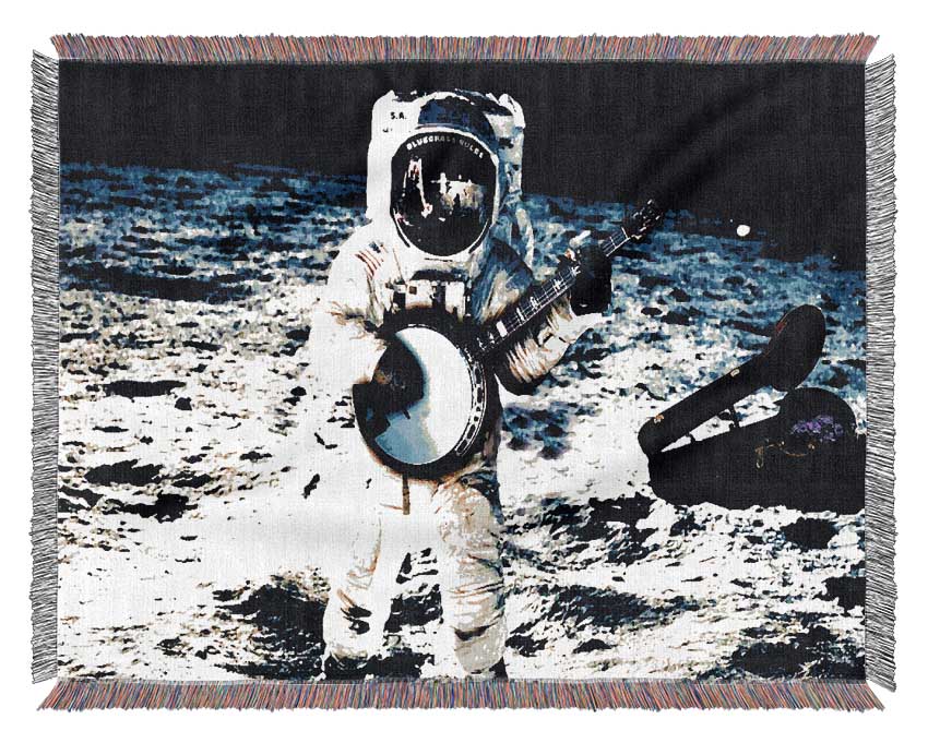 Space Banjo Woven Blanket