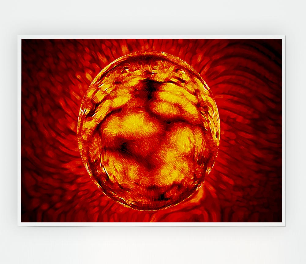 The Core Of The Sun Print Poster Wall Art