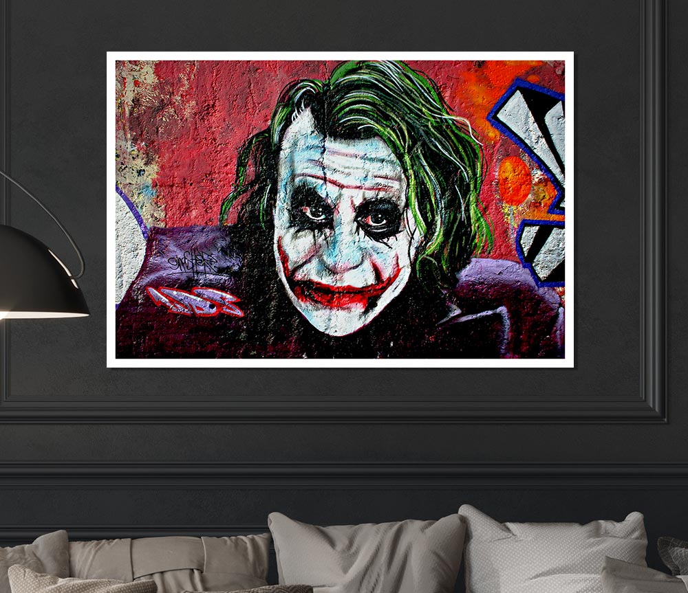 The Joker Print Poster Wall Art