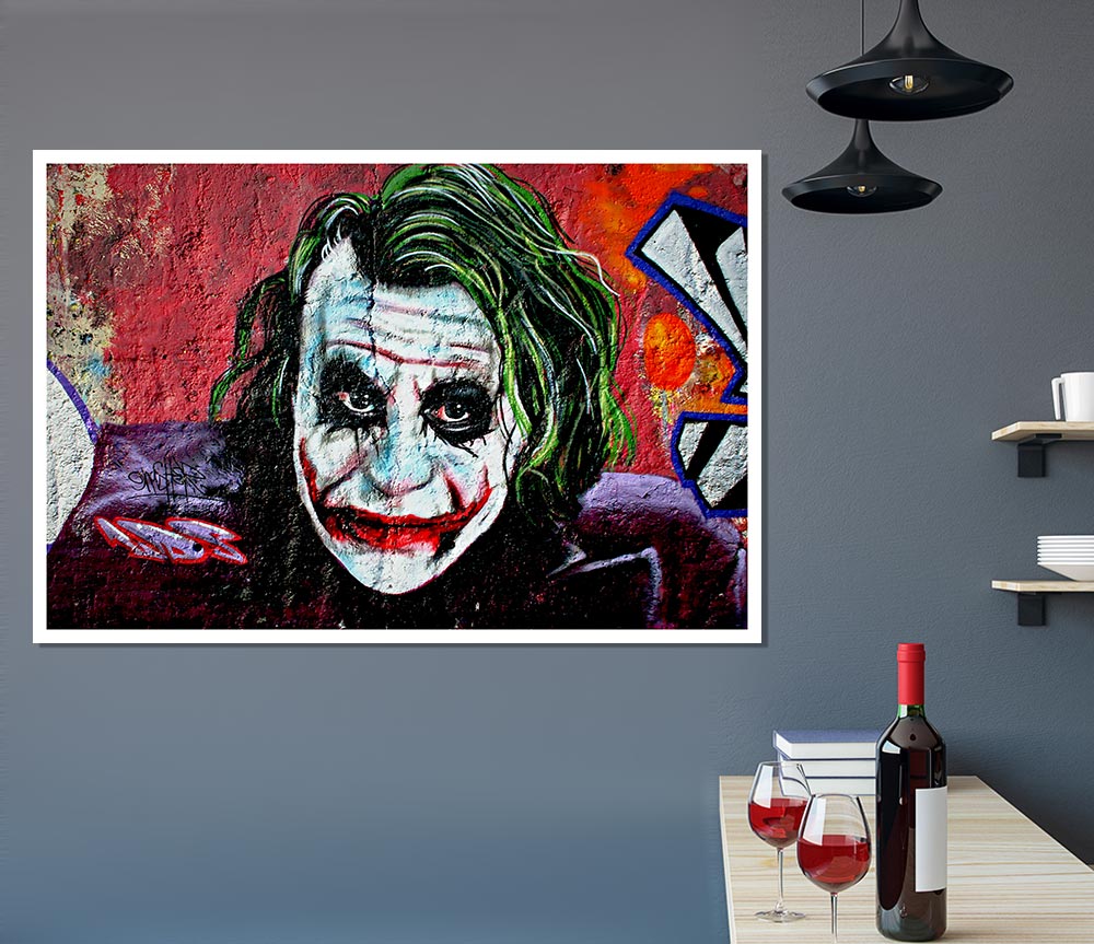 The Joker Print Poster Wall Art