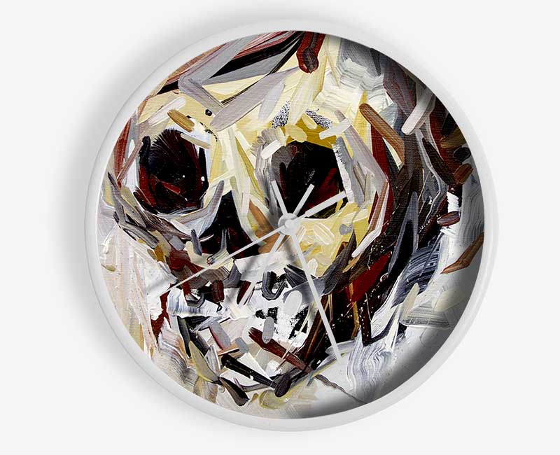 Skull Face Clock - Wallart-Direct UK