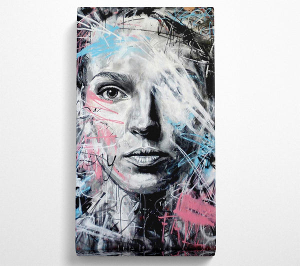 Pink And Blue Face