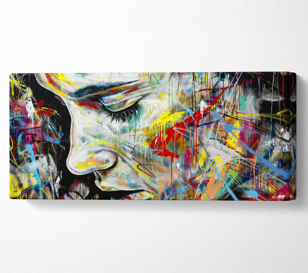 Bunte Frau