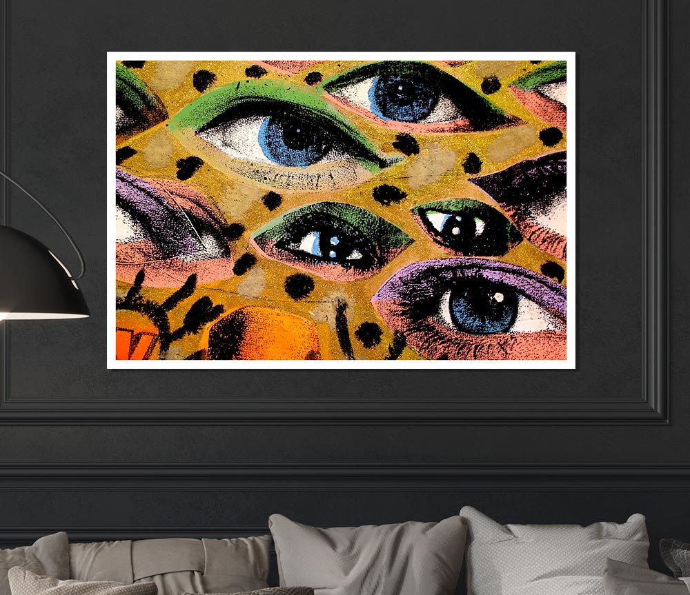 All Eyes On You Print Poster Wall Art