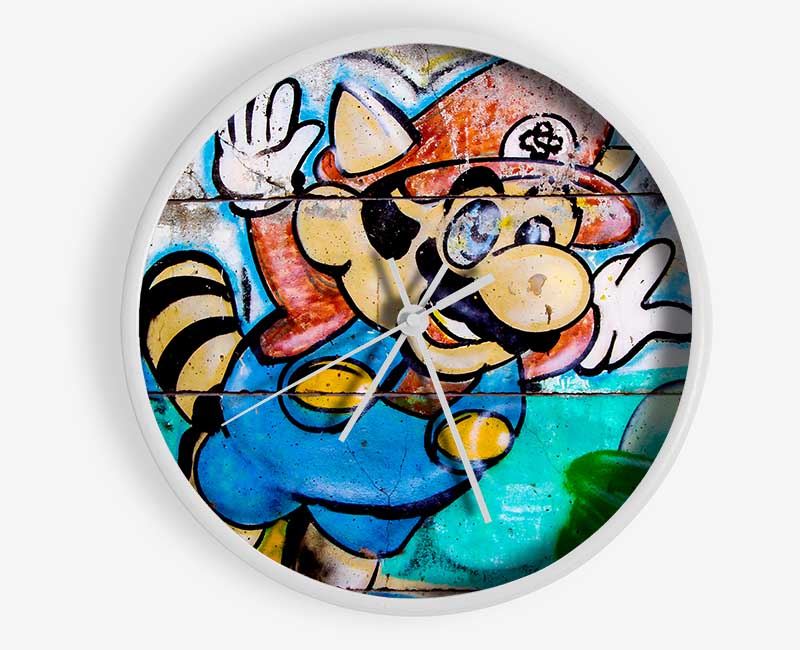 Mario Fly Clock - Wallart-Direct UK