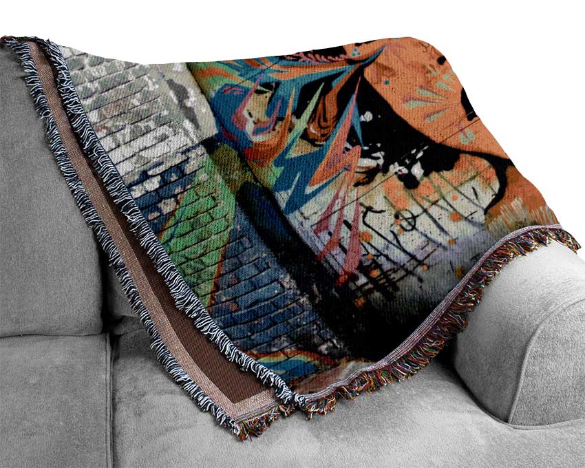 Flower Child Woven Blanket