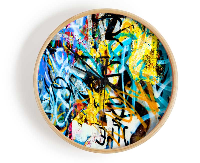 Urban City Art Clock - Wallart-Direct UK