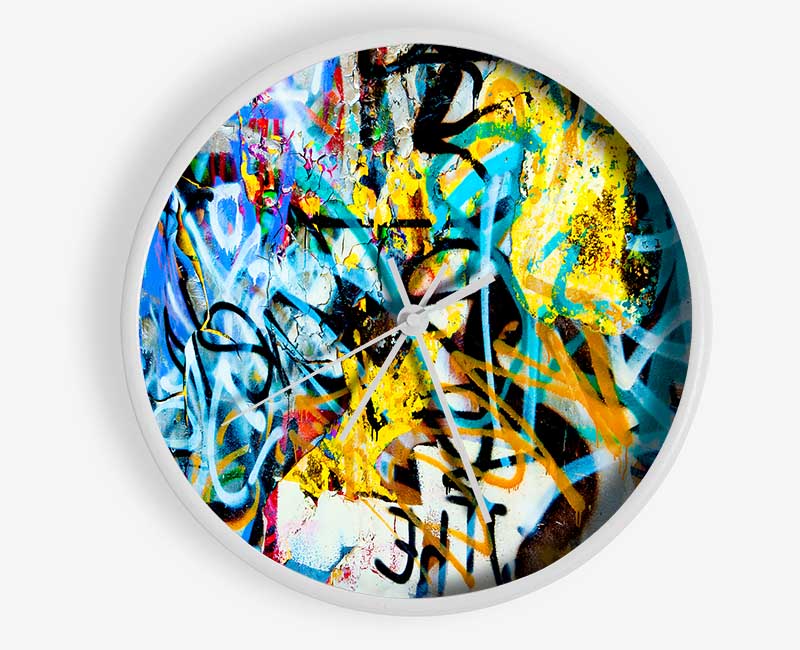 Urban City Art Clock - Wallart-Direct UK