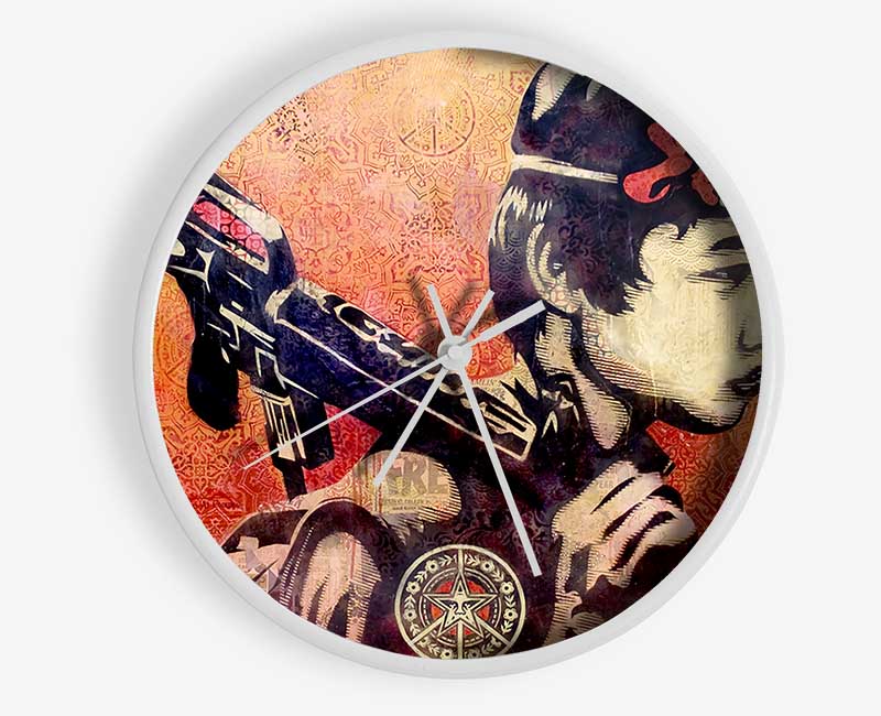 Child Soldier Clock - Wallart-Direct UK