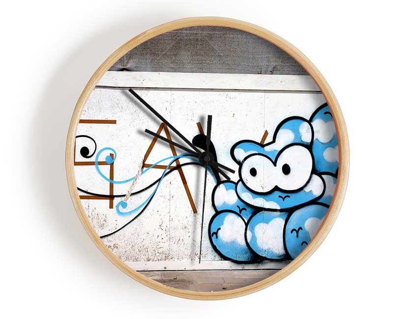 Blue Birds Clock - Wallart-Direct UK