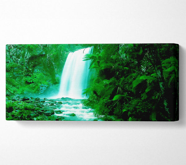 Green Forest Waterfall