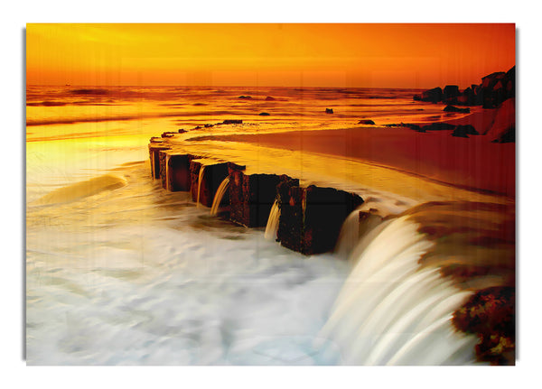 Der goldene Fluss zum Ozean