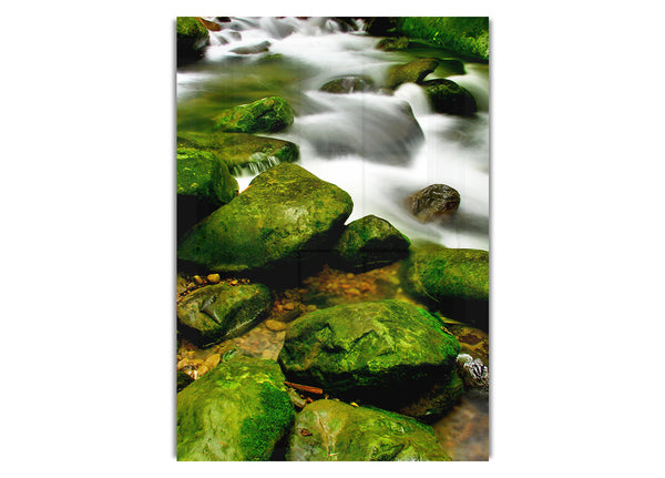 Wasserfall Felsen Wasserfall Leinwand