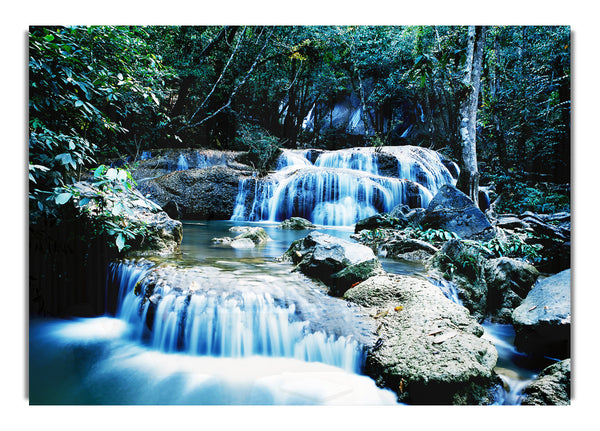 Rocky Waterfall Woodland