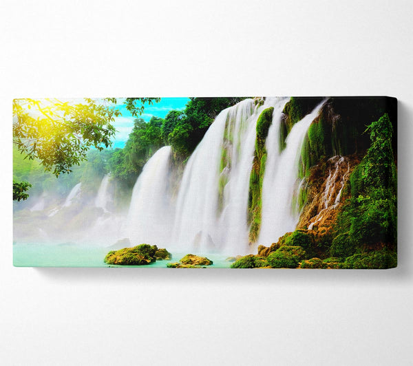 Magischer Wasserfall