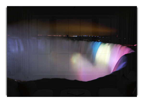 Lichtshow bei Victoria Falls