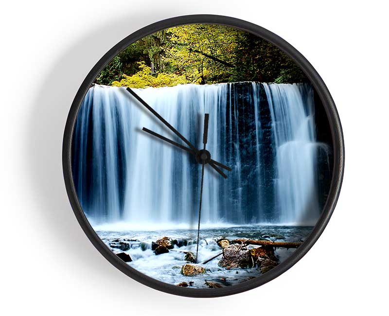 Waterfall Treetops Clock - Wallart-Direct UK