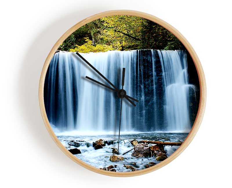Waterfall Treetops Clock - Wallart-Direct UK