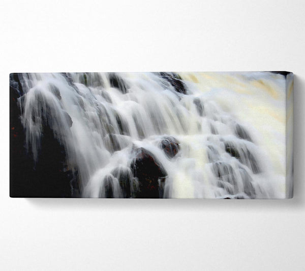 Gushing Waterfall Rocks