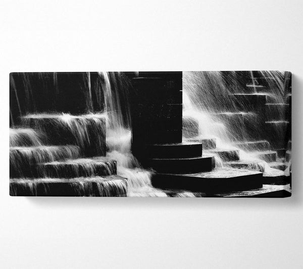 Wasserfall B n W