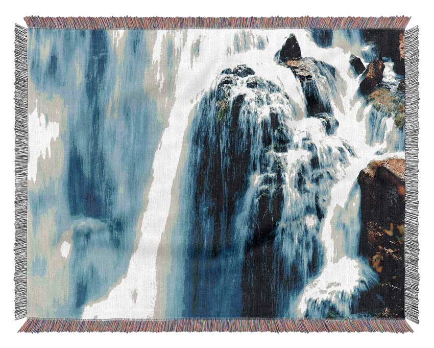 The Stunning Waterfall Woven Blanket