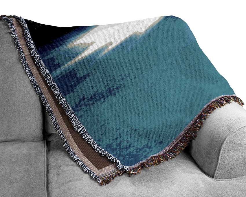 Flow Of The Waterfall Woven Blanket