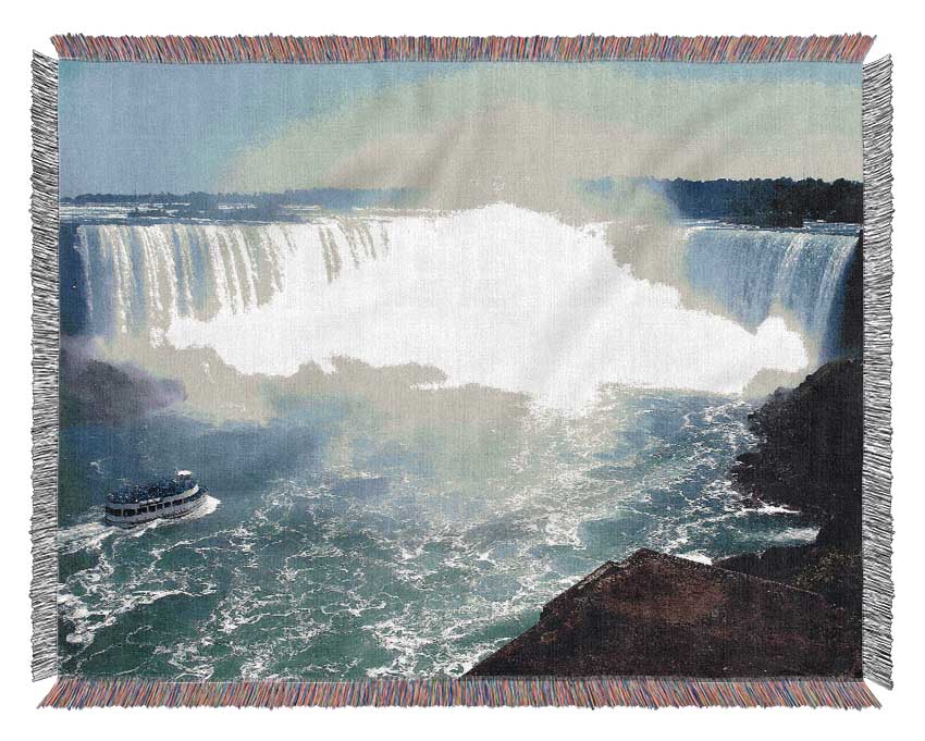 Victoria Falls Rumble Woven Blanket